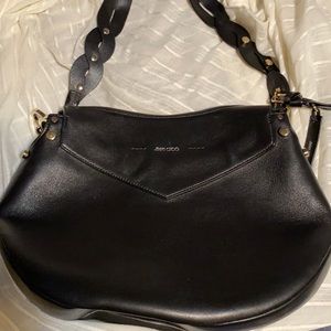 Jimmy Choo leather shoulder bag